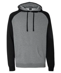 Independent Trading Co. Raglan Hooded Sweatshirt -Bulkthreads store 134608904.