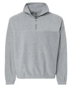 Burnside Polar Fleece Quarter-Zip Pullover -Bulkthreads store 134608906.