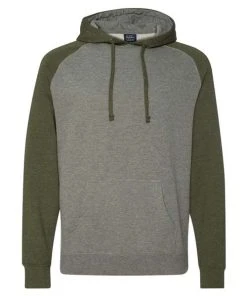 Independent Trading Co. Raglan Hooded Sweatshirt -Bulkthreads store 134609023.