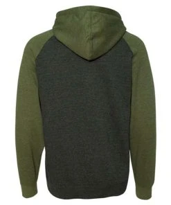 Independent Trading Co. Raglan Hooded Sweatshirt -Bulkthreads store 134609083.