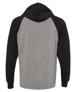 Independent Trading Co. Men's Special Blend Raglan Full-Zip Hooded Sweatshirt -Bulkthreads store 134609372.