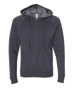 Independent Trading Co. Men's Special Blend Raglan Full-Zip Hooded Sweatshirt -Bulkthreads store 134609501.