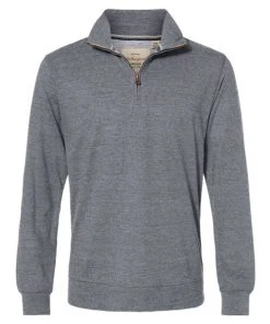 Weatherproof Men's Vintage Microstripe Quarter-Zip Pullover -Bulkthreads store 134610007.