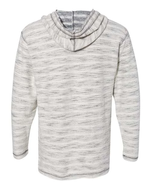 J. America Men's Baja French Terry V-Neck Hooded Pullover 3 J. America Men's Baja French Terry V-Neck Hooded Pullover - Image 3