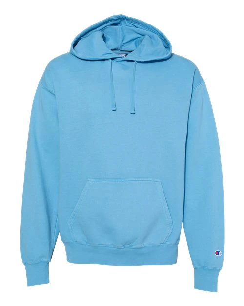 Champion Men's Garment Dyed Hooded Sweatshirt 12 Champion Men's Garment Dyed Hooded Sweatshirt - Image 12