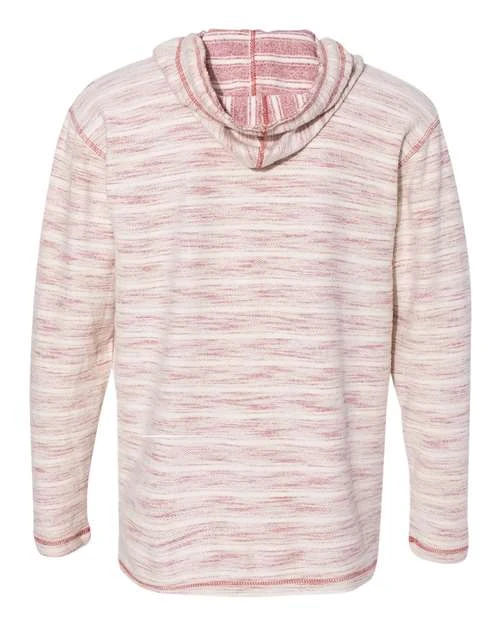 J. America Men's Baja French Terry V-Neck Hooded Pullover 5 J. America Men's Baja French Terry V-Neck Hooded Pullover - Image 5