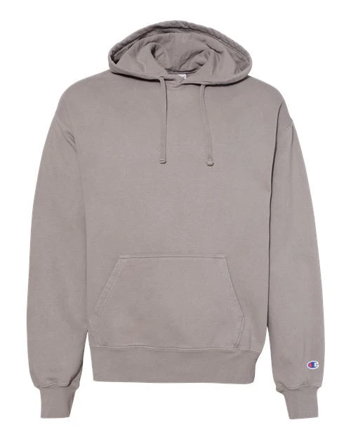 Champion Men's Garment Dyed Hooded Sweatshirt 8 Champion Men's Garment Dyed Hooded Sweatshirt - Image 8