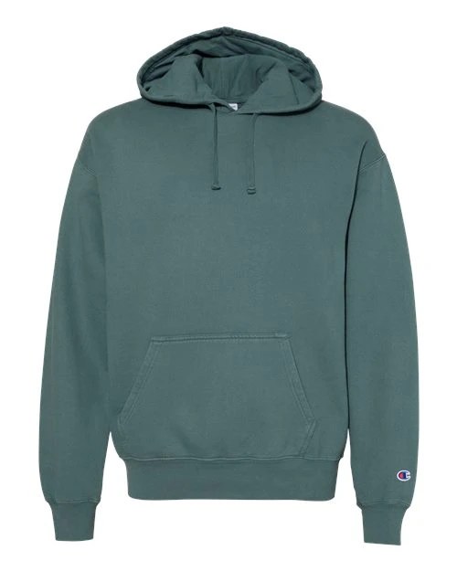 Champion Men's Garment Dyed Hooded Sweatshirt 6 Champion Men's Garment Dyed Hooded Sweatshirt - Image 6
