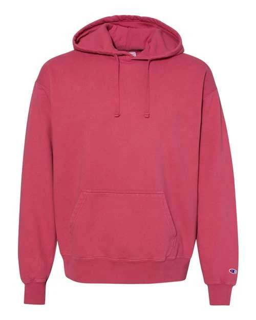 Champion Men's Garment Dyed Hooded Sweatshirt 10 Champion Men's Garment Dyed Hooded Sweatshirt - Image 10