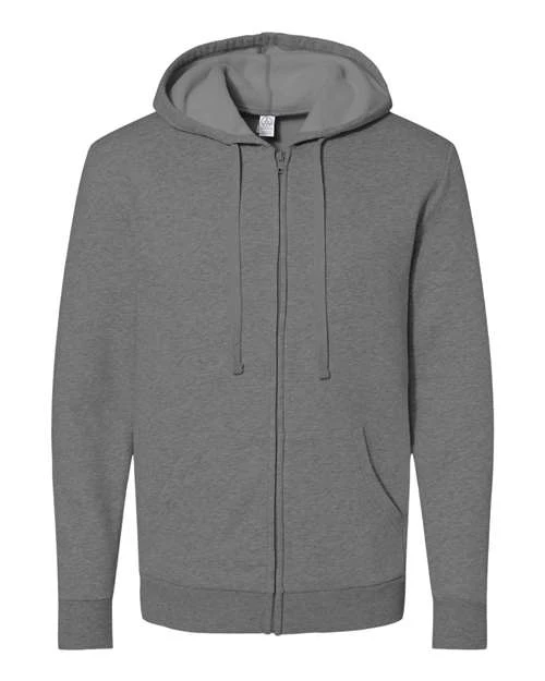 Alternative Men's Eco-Cozy Fleece Zip Hoodie 4 Alternative Men's Eco-Cozy Fleece Zip Hoodie - Image 4