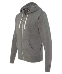 J. America Men's Triblend Full-Zip Hooded Sweatshirt -Bulkthreads store 134610938.