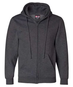 Bayside Men's USA-Made Full-Zip Hooded Sweatshirt -Bulkthreads store 134610950.