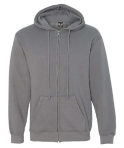 Bayside Men's USA-Made Full-Zip Hooded Sweatshirt -Bulkthreads store 134611158.