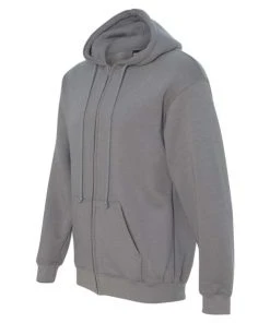 Bayside Men's USA-Made Full-Zip Hooded Sweatshirt -Bulkthreads store 134611159.