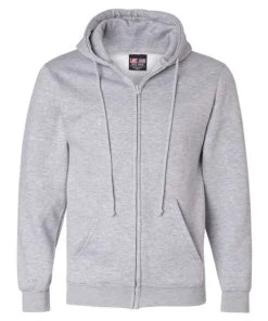 Bayside Men's USA-Made Full-Zip Hooded Sweatshirt -Bulkthreads store 134611227.