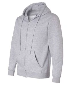 Bayside Men's USA-Made Full-Zip Hooded Sweatshirt -Bulkthreads store 134611228.