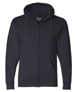 Bayside Men's USA-Made Full-Zip Hooded Sweatshirt -Bulkthreads store 134611367.