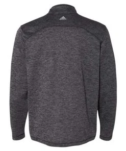 Adidas Men's Brushed Terry Heathered Quarter-Zip Pullover -Bulkthreads store 134613023.