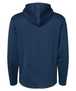 Adidas Men's Textured Mixed Media Hooded Sweatshirt -Bulkthreads store 134613488.