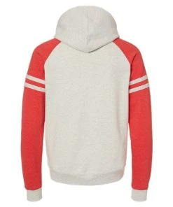 JERZEES Men's Nublend? Varsity Colorblocked Raglan Hooded Sweatshirt -Bulkthreads store 134613627.