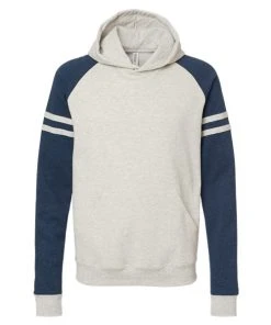 JERZEES Men's Nublend? Varsity Colorblocked Raglan Hooded Sweatshirt -Bulkthreads store 134613661.