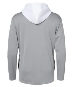 Adidas Men's Textured Mixed Media Hooded Sweatshirt -Bulkthreads store 134613781.