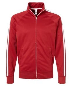 Independent Trading Co. Men's Lightweight Poly-Tech Full-Zip Track Jacket -Bulkthreads store 134615339.