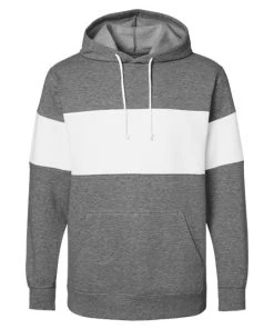 MV Sport Classic Fleece Colorblocked Hooded Sweatshirt -Bulkthreads store 134615578.