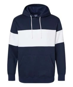MV Sport Classic Fleece Colorblocked Hooded Sweatshirt -Bulkthreads store 134615727.