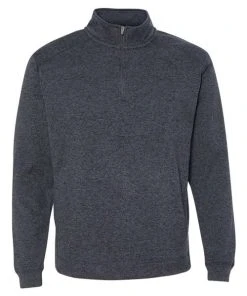 J. America Cosmic Fleece Quarter-Zip Sweatshirt -Bulkthreads store 134615753.