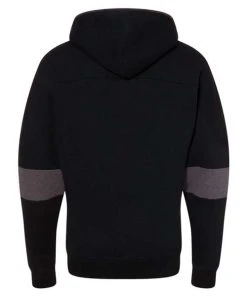 J. America Men's Sport Lace Colorblocked Fleece Hooded Sweatshirt -Bulkthreads store 134616062.