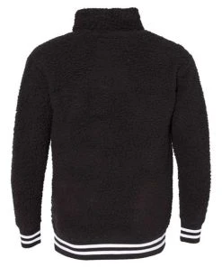 Boxercraft Men's Varsity Sherpa Quarter-Zip Pullover -Bulkthreads store 134616291.