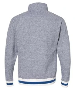 J. America Peppered Fleece Quarter-Zip Sweatshirt -Bulkthreads store 134617206.