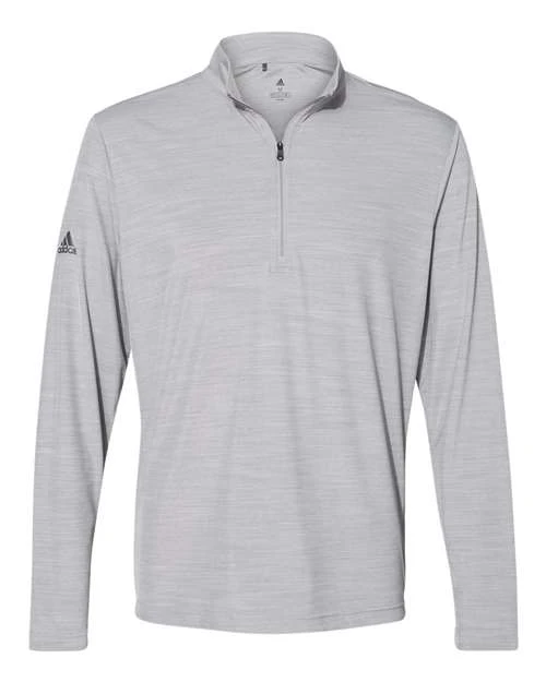 Adidas Men's Lightweight M?lange Quarter-Zip Pullover 6 Adidas Men's Lightweight M?lange Quarter-Zip Pullover - Image 6