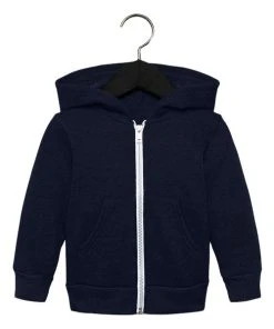 BELLA + CANVAS Toddler Sponge Fleece Full-Zip Hoodie -Bulkthreads store 134618229.