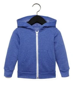 BELLA + CANVAS Toddler Sponge Fleece Full-Zip Hoodie -Bulkthreads store 134618242.