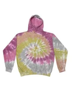 Colortone Men's Tie-Dyed Hooded Sweatshirt -Bulkthreads store 134618344.
