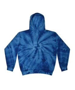 Colortone Men's Tie-Dyed Hooded Sweatshirt -Bulkthreads store 134618365.