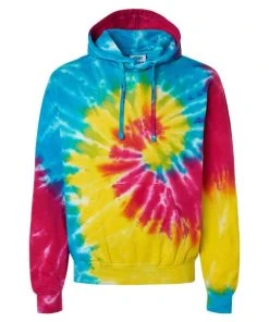 Colortone Men's Tie-Dyed Hooded Sweatshirt -Bulkthreads store 134618528.