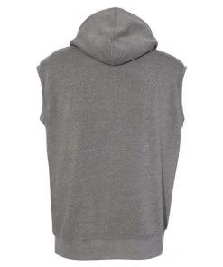 J. America Triblend Sleeveless Hooded Sweatshirt -Bulkthreads store 134618580.