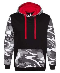 Code Five Men's Fashion Camo Hooded Sweatshirt -Bulkthreads store 134619945.