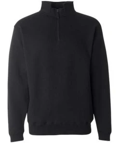 J. America Men's Heavyweight Fleece Quarter-Zip Sweatshirt -Bulkthreads store 134620425.