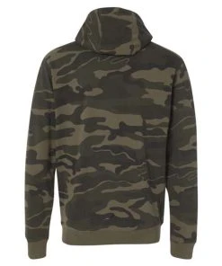 Burnside Men's Camo Full-Zip Hooded Sweatshirt -Bulkthreads store 134620686.