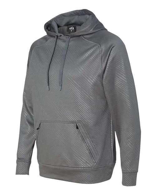 J. America Men's Volt Polyester Hooded Sweatshirt 3 J. America Men's Volt Polyester Hooded Sweatshirt - Image 3