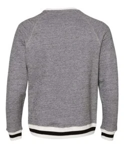 J. America Peppered Fleece Crewneck Sweatshirt -Bulkthreads store 134621242.
