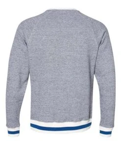 J. America Peppered Fleece Crewneck Sweatshirt -Bulkthreads store 134621340.