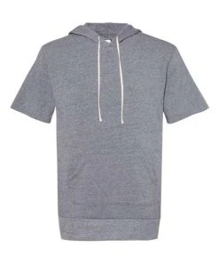 Alternative Men's Eco-Fleece Baller Short Sleeve Hoodie -Bulkthreads store 134621525.