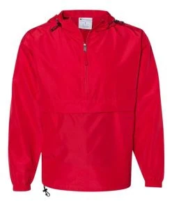 Champion Men's Packable Quarter-Zip Jacket -Bulkthreads store 134754452.