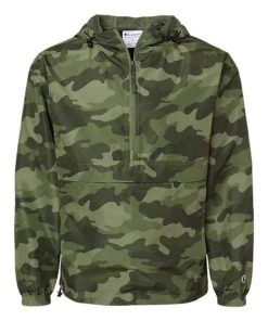 Champion Men's Packable Quarter-Zip Jacket -Bulkthreads store 134754464.