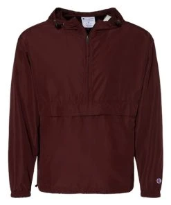 Champion Men's Packable Quarter-Zip Jacket -Bulkthreads store 134754763.